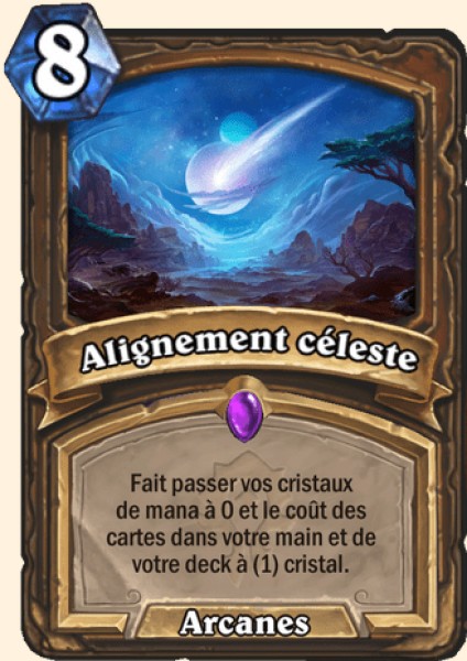 Alignement celeste carte Hearhstone