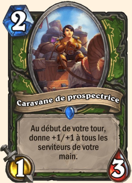 Caravane de prospectrice carte Hearhstone