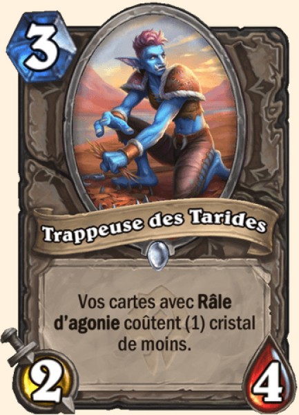Trappeuse des Tarides carte Hearhstone