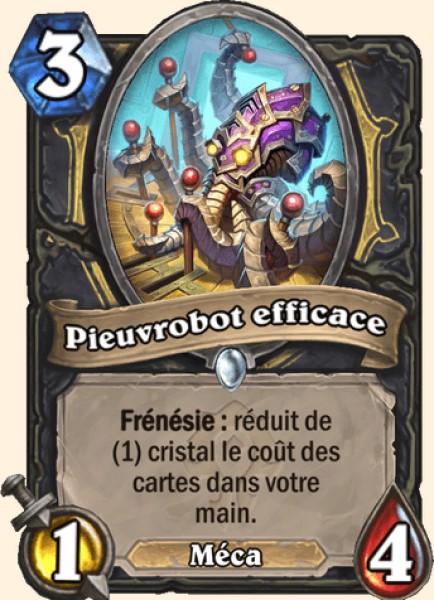 Pieuvrobot efficace carte Hearhstone