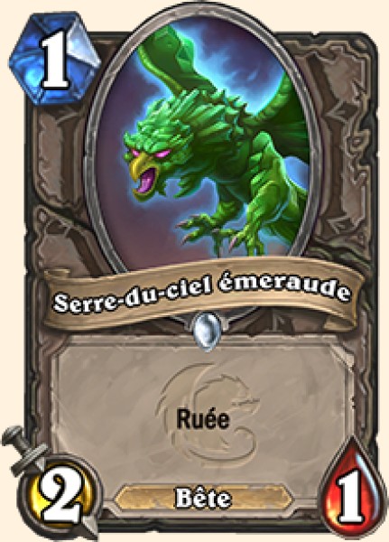Serre-du-ciel emeraude carte Hearhstone