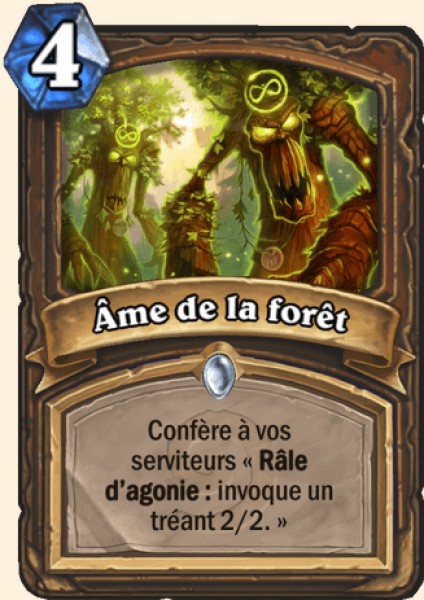 Ame de la foret carte Hearhstone