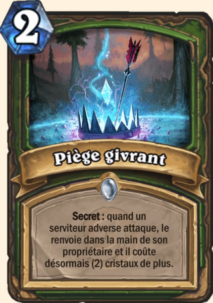 Piege givrant carte Hearhstone