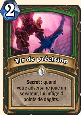 Tir de precision carte Hearhstone