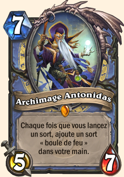 Archimage Antonidas carte Hearhstone