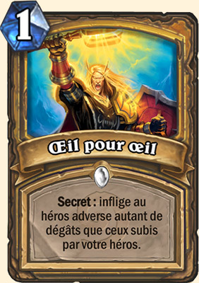 OEil pour oeil carte Hearhstone