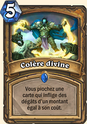 Colere divine carte Hearhstone