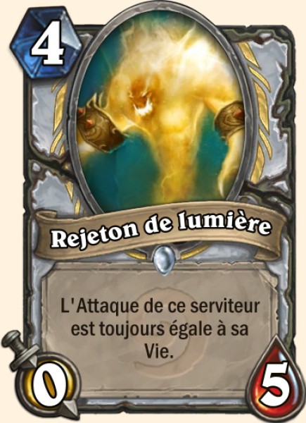 Rejeton de lumiere carte Hearhstone