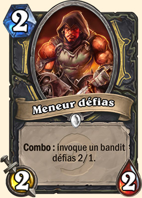 Meneur defias carte Hearhstone
