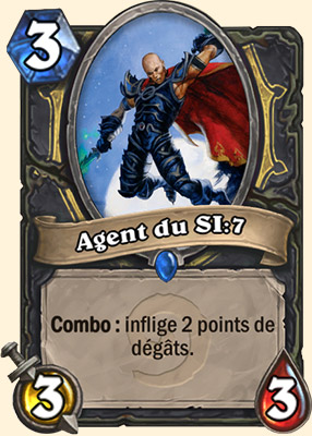Agent du SI:7 carte Hearhstone