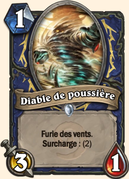 Diable de poussiere carte Hearhstone