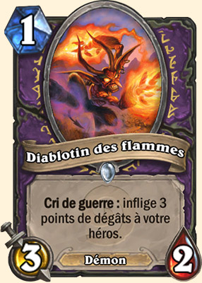 Diablotin des flammes carte Hearhstone