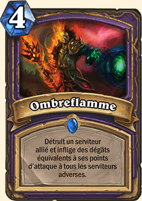 Ombreflamme carte Hearhstone