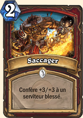 Saccager carte Hearhstone