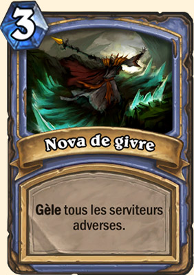 Nova de givre carte Hearhstone