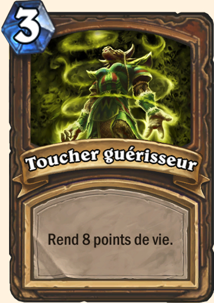 Toucher guerisseur carte Hearhstone