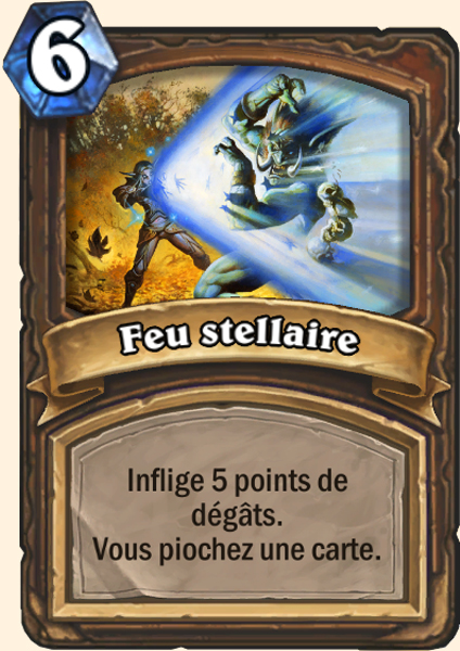 Feu stellaire carte Hearhstone