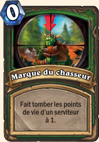 Marque du chasseur carte Hearhstone