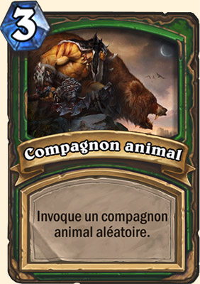 Compagnon animal carte Hearhstone
