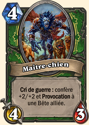Maitre-chien carte Hearhstone