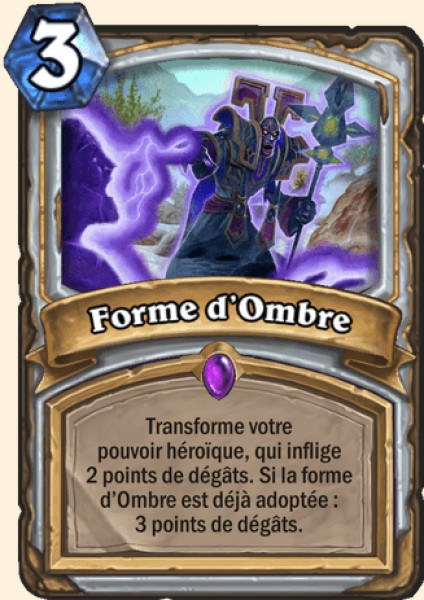 Forme d'Ombre carte Hearhstone