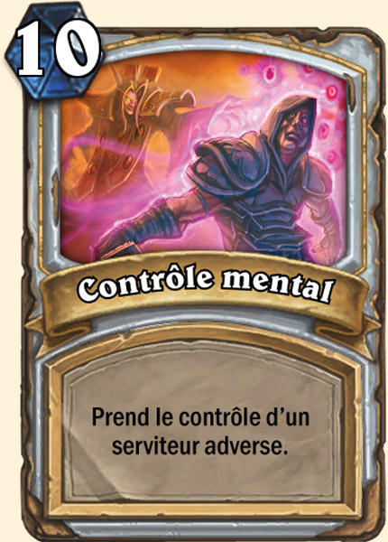 Controle mental carte Hearhstone