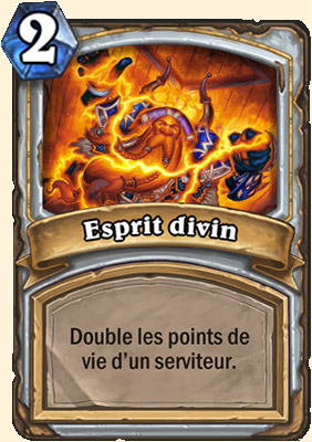 Esprit divin carte Hearhstone