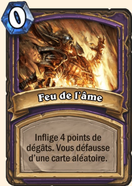 Feu de l'ame carte Hearhstone