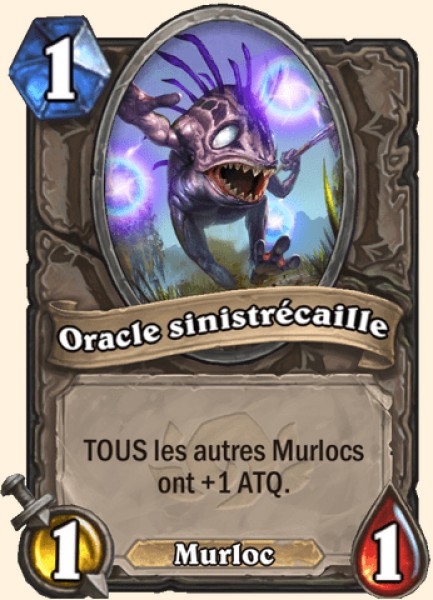 Oracle sinistrecaille carte Hearhstone