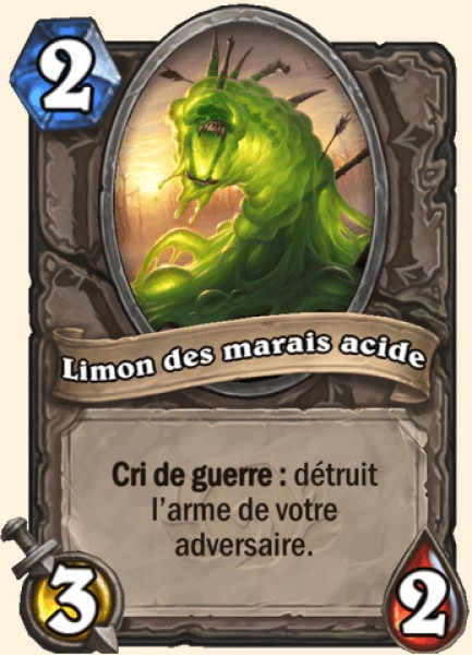 Limon des marais acide carte Hearhstone