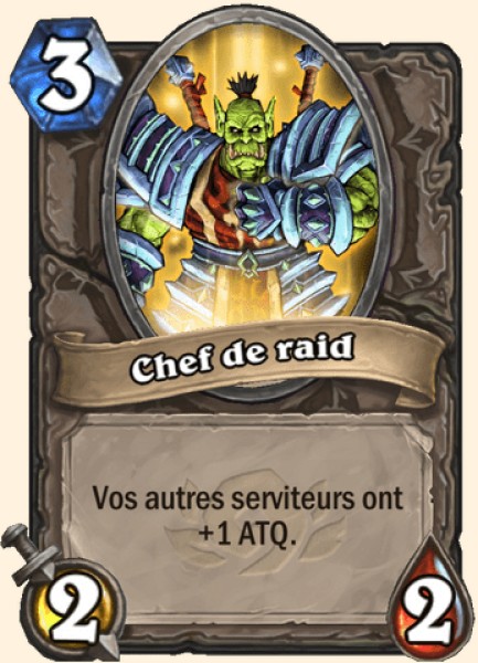 Chef de raid carte Hearhstone