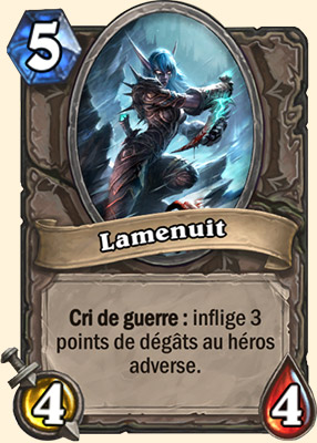 Lamenuit carte Hearhstone