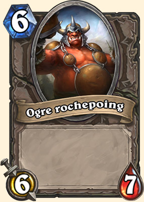 Ogre rochepoing carte Hearhstone