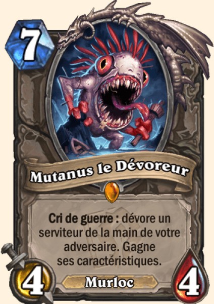 Mutanus le Devoreur carte Hearhstone