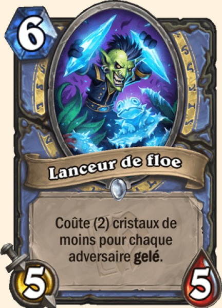 Lanceur de floe carte Hearhstone
