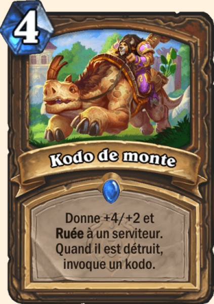 Kodo de monte carte Hearhstone