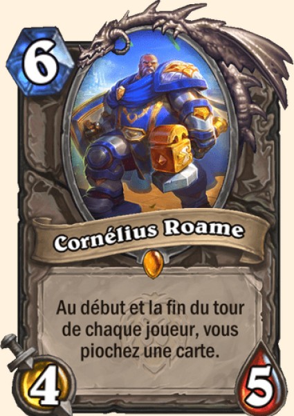 Cornelius Roame carte Hearhstone