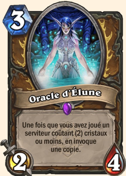 Oracle d'Elune carte Hearhstone