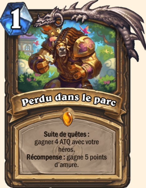 Une viree au parc carte Hearhstone
