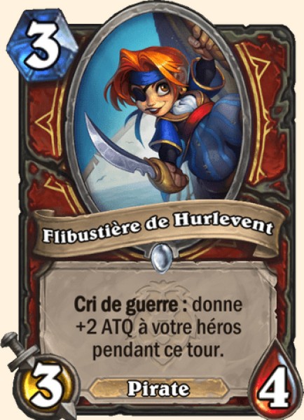 Flibustiere de Hurlevent carte Hearhstone