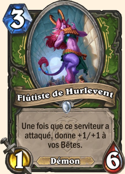 Flutiste de Hurlevent carte Hearhstone