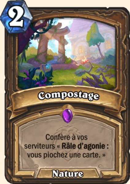 Compostage carte Hearhstone