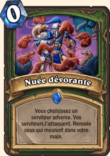 Nuee devorante carte Hearhstone
