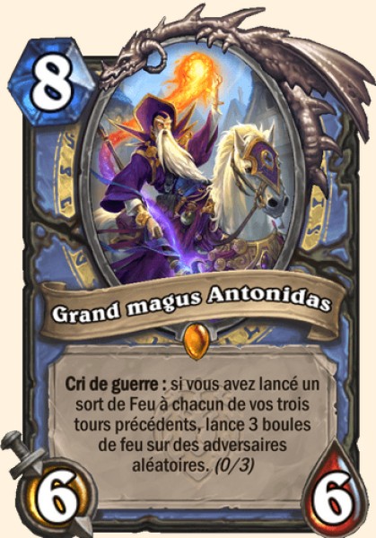 Grand magus Antonidas carte Hearhstone