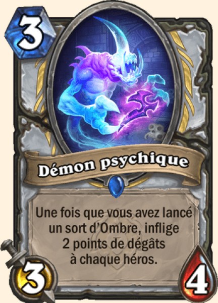 Demon psychique carte Hearhstone