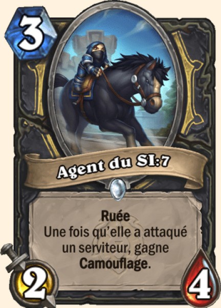 Agent du SI:7 carte Hearhstone