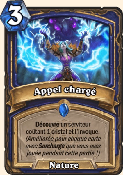 Appel charge carte Hearhstone