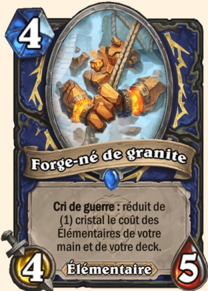 Forge-ne de granite carte Hearhstone