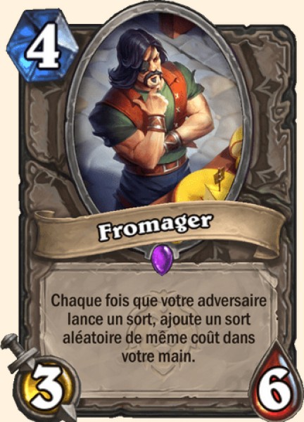 Fromager carte Hearhstone