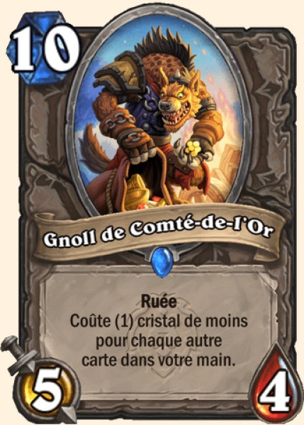 Gnoll de Comte-de-l'Or carte Hearhstone